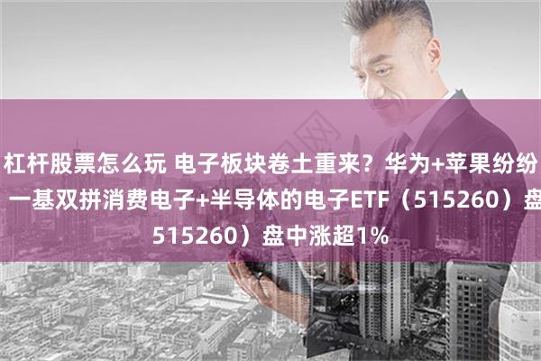 杠杆股票怎么玩 电子板块卷土重来？华为+苹果纷纷推出新品，一基双拼消费电子+半导体的电子ETF（515260）盘中涨超1%