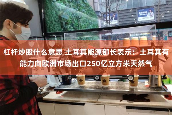 杠杆炒股什么意思 土耳其能源部长表示：土耳其有能力向欧洲市场出口250亿立方米天然气