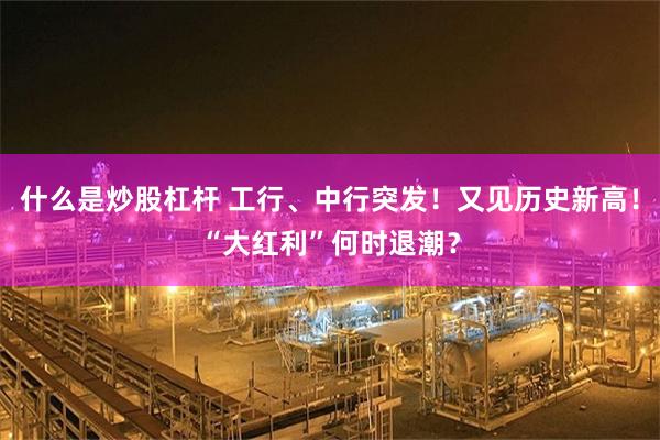 什么是炒股杠杆 工行、中行突发！又见历史新高！“大红利”何时退潮？