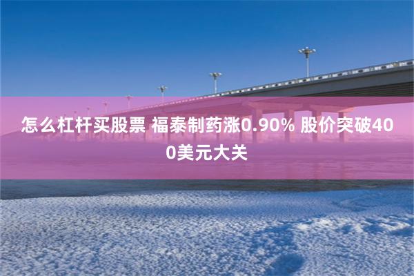 怎么杠杆买股票 福泰制药涨0.90% 股价突破400美元大关