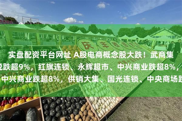 实盘配资平台网址 A股电商概念股大跌！武商集团、杭州解百、家家悦跌超9%，红旗连锁、永辉超市、中兴商业跌超8%，供销大集、国光连锁、中央商场跌超7%