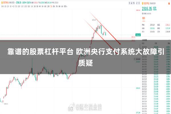 靠谱的股票杠杆平台 欧洲央行支付系统大故障引质疑