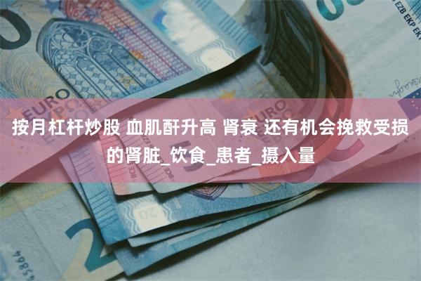 按月杠杆炒股 血肌酐升高 肾衰 还有机会挽救受损的肾脏_饮食_患者_摄入量