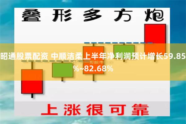 昭通股票配资 中顺洁柔上半年净利润预计增长59.85%~82.68%