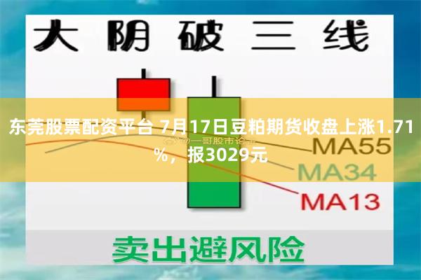 东莞股票配资平台 7月17日豆粕期货收盘上涨1.71%，报3029元
