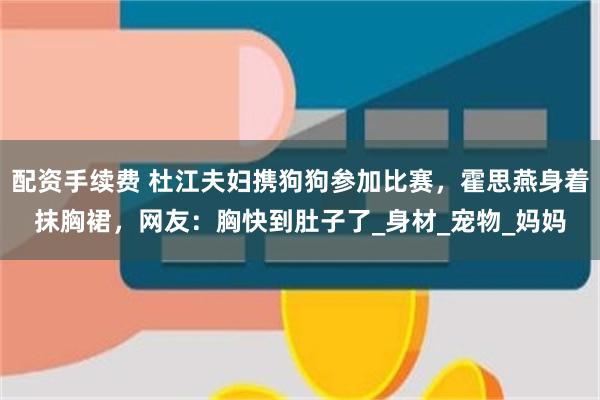 配资手续费 杜江夫妇携狗狗参加比赛，霍思燕身着抹胸裙，网友：胸快到肚子了_身材_宠物_妈妈
