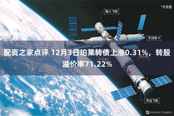 配资之家点评 12月3日珀莱转债上涨0.31%,转股溢价率71.22%